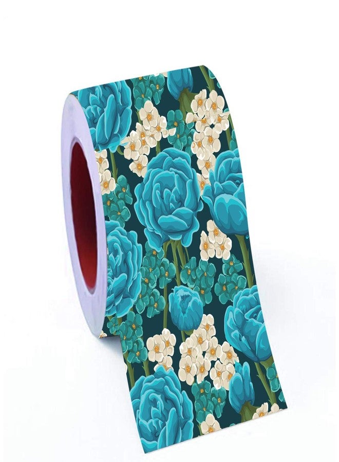 Decor Production PVC Vinyl Self Adhesive Oil Proof & Waterproof Walls Floor Tile Stickers (Wide 6 in, Length 48 Inches) - Image 1